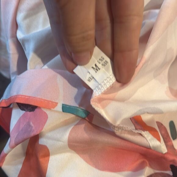 Puff Sleeve Floral Maxi Bohemian V Neck Tiered Casual Tiered Summer Maxi - Picture 16 of 16